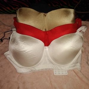 3 Women's Full Figure Bras size 46DD